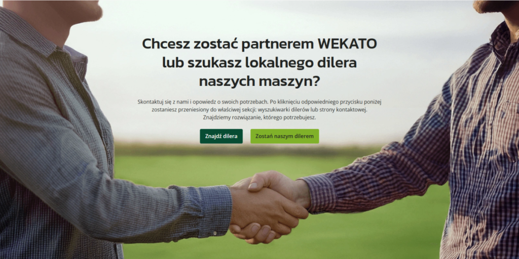 CTA, które jak przewodnik prowadzi nas w kolejne miejsca strony pokazuje że zależy nam na doświadczeniu użytkownika a nie nachalnej sprzedaży